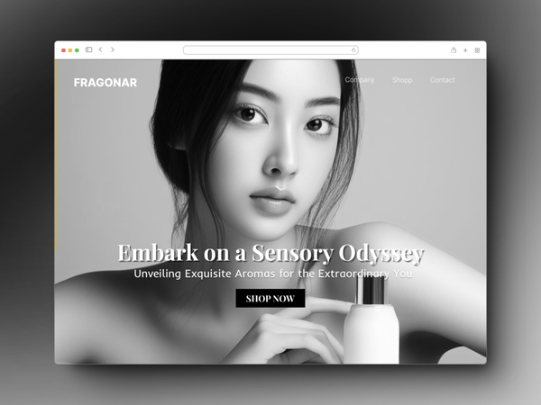 Fragonar fragrance brand concept