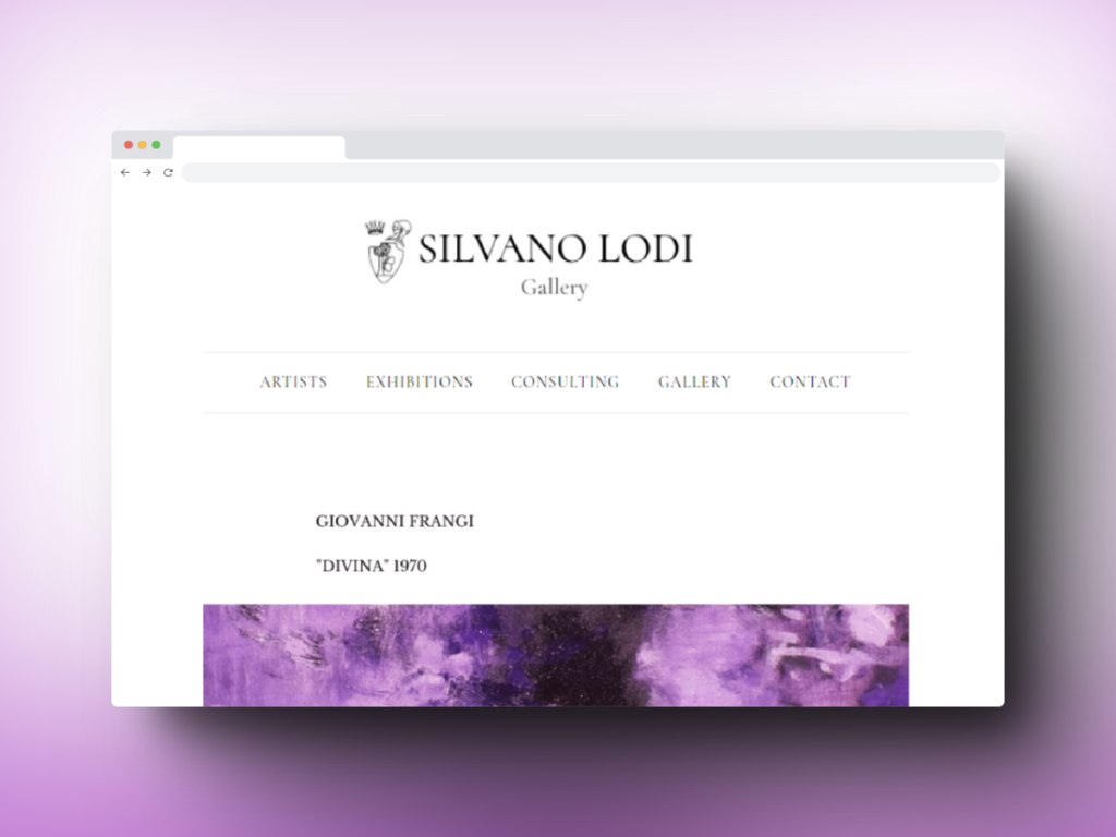 Silvano Lodi Gallery website